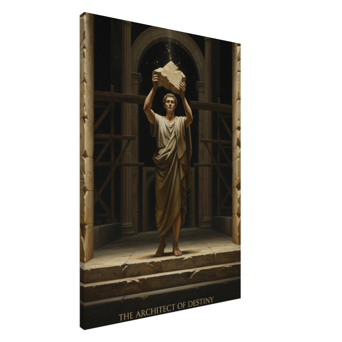 THE ARCHITECT OF DESTINY — AVELOR contemporary canvas print